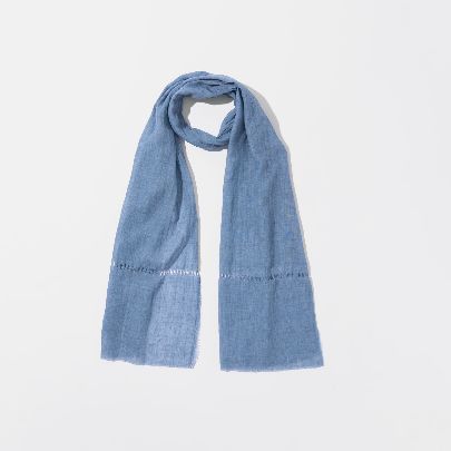 Picture of Dark Blue Room Cotton Scarf