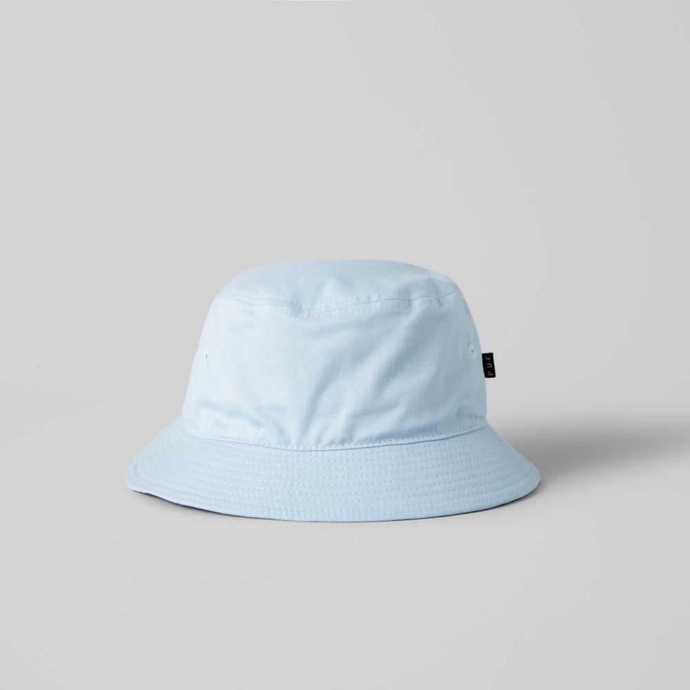 blue bucket hat