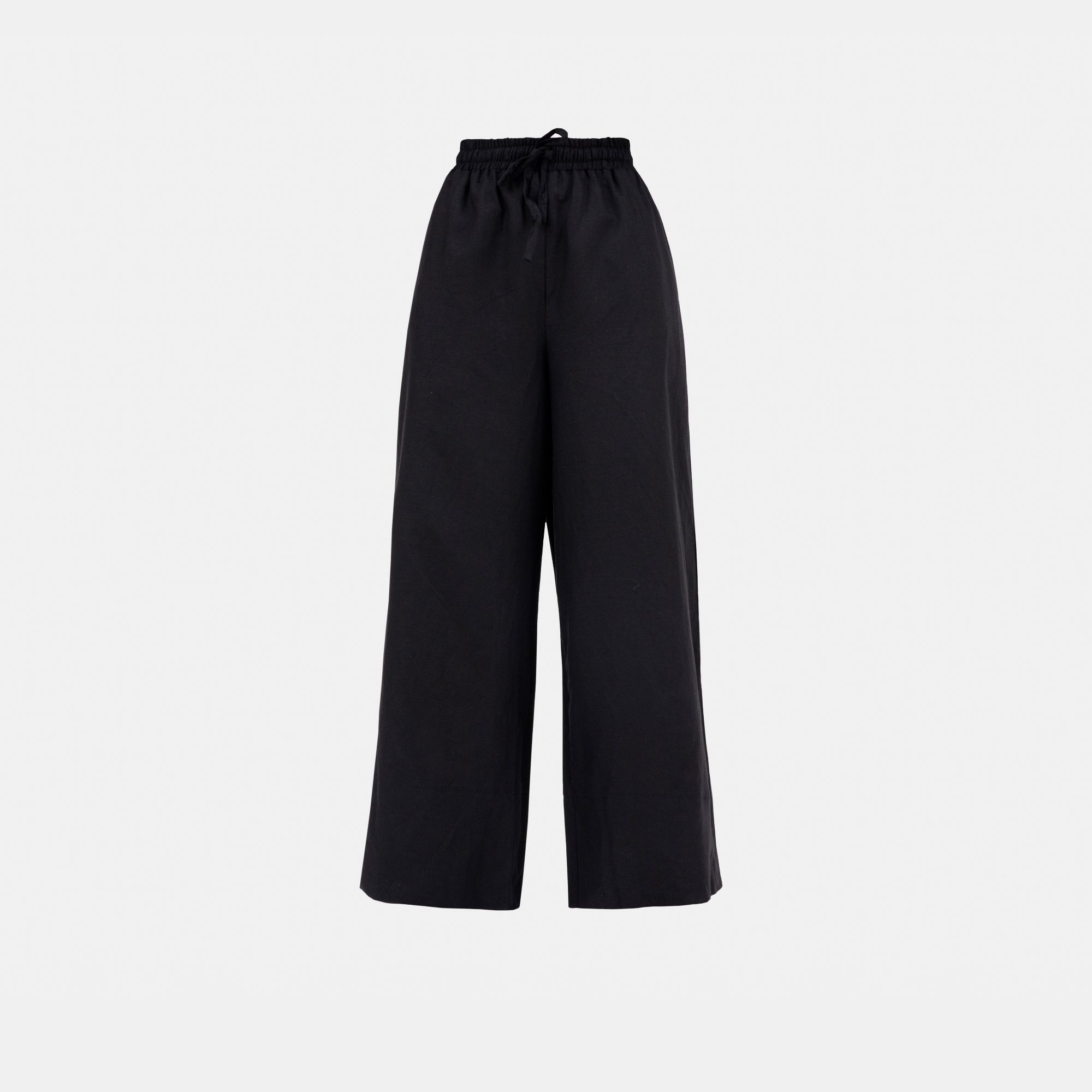 Picture of Zima women's black linen pants