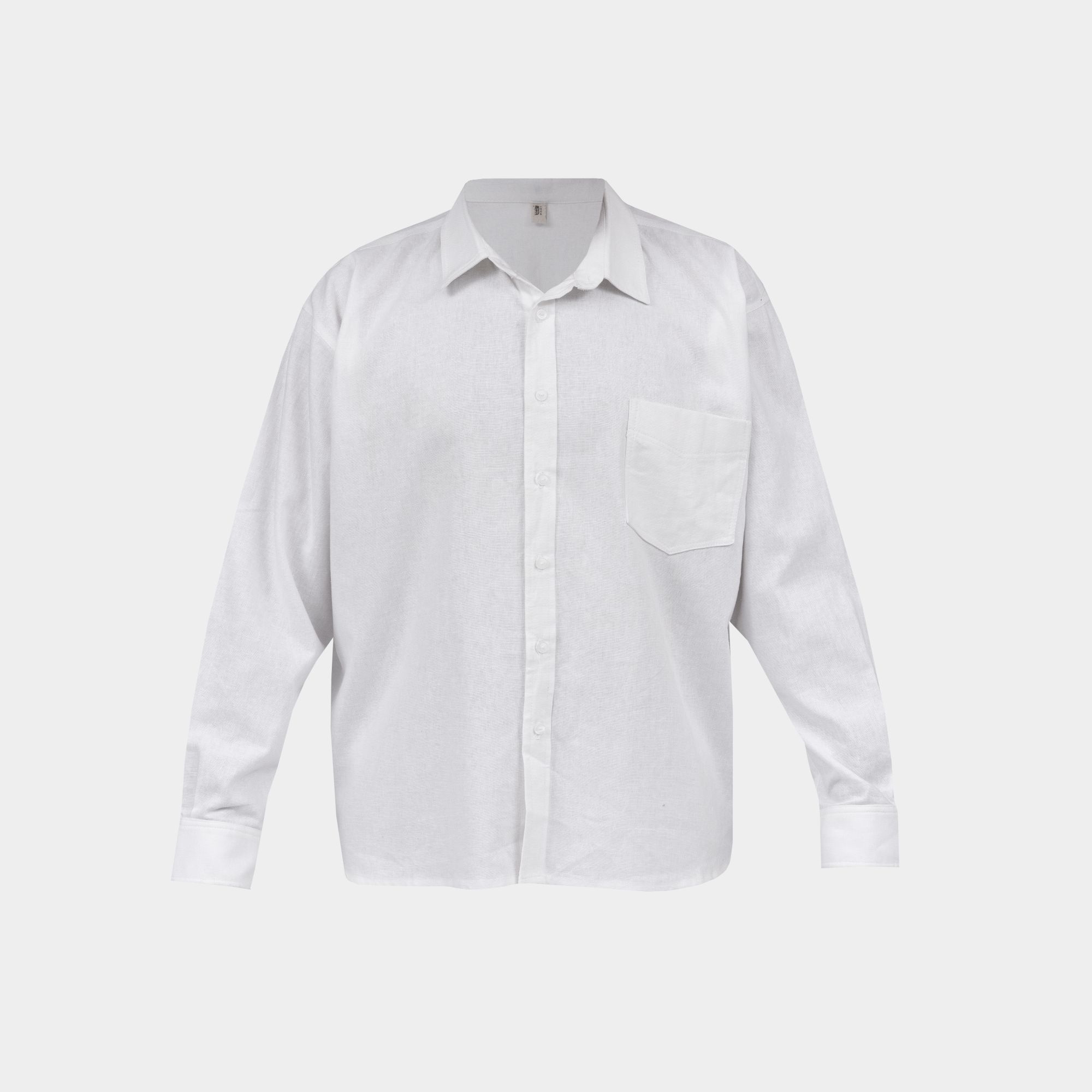 Picture of White linen men's shirt