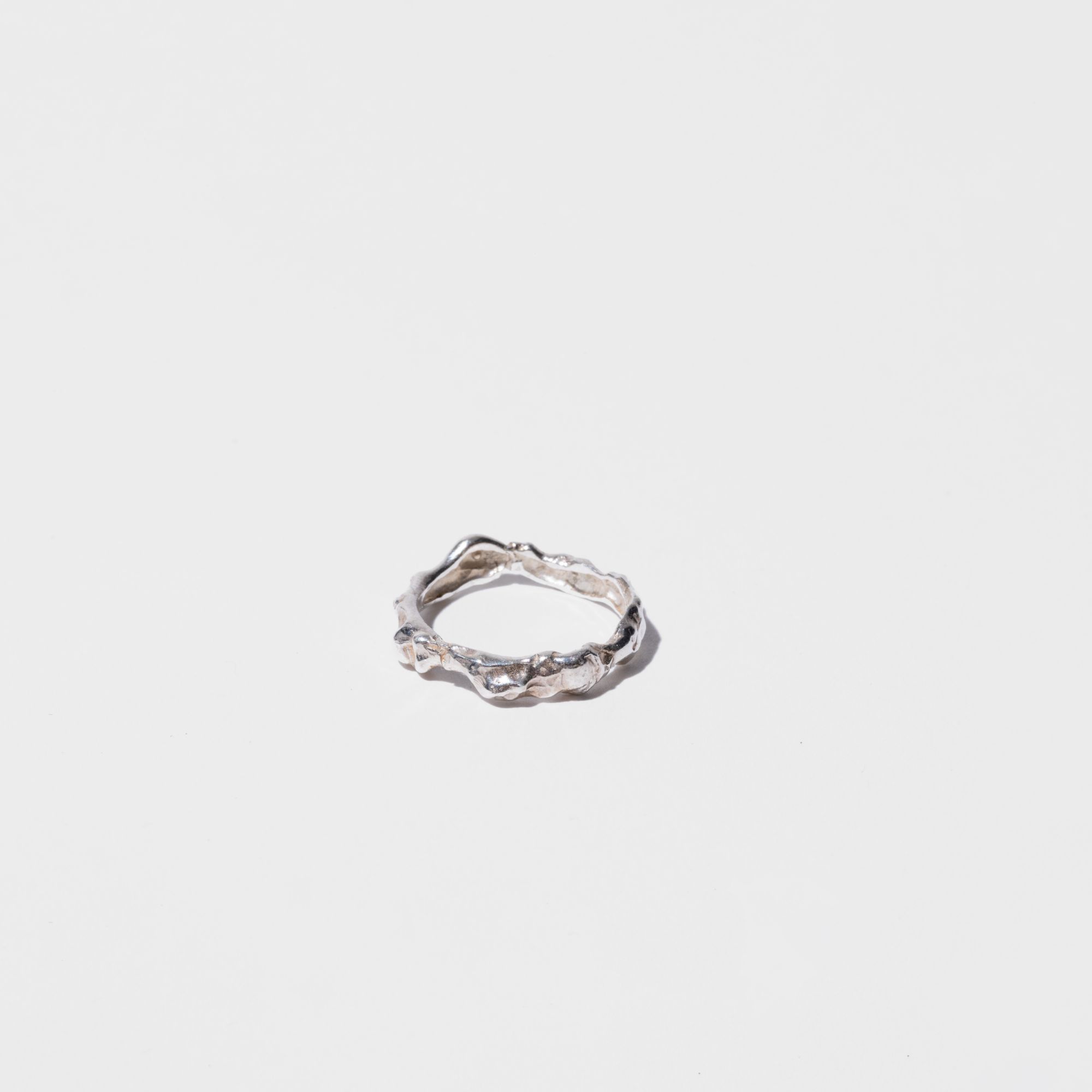 Picture of Salute silver ring with red stone pendant