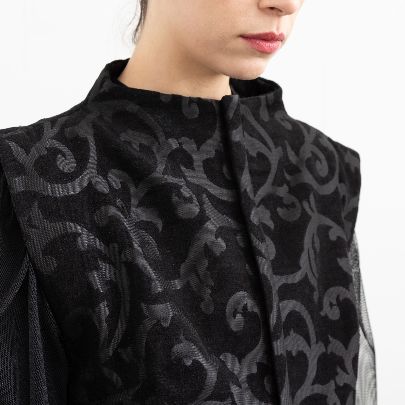 Picture of S-T fall-spring 8 black patterned jacquard