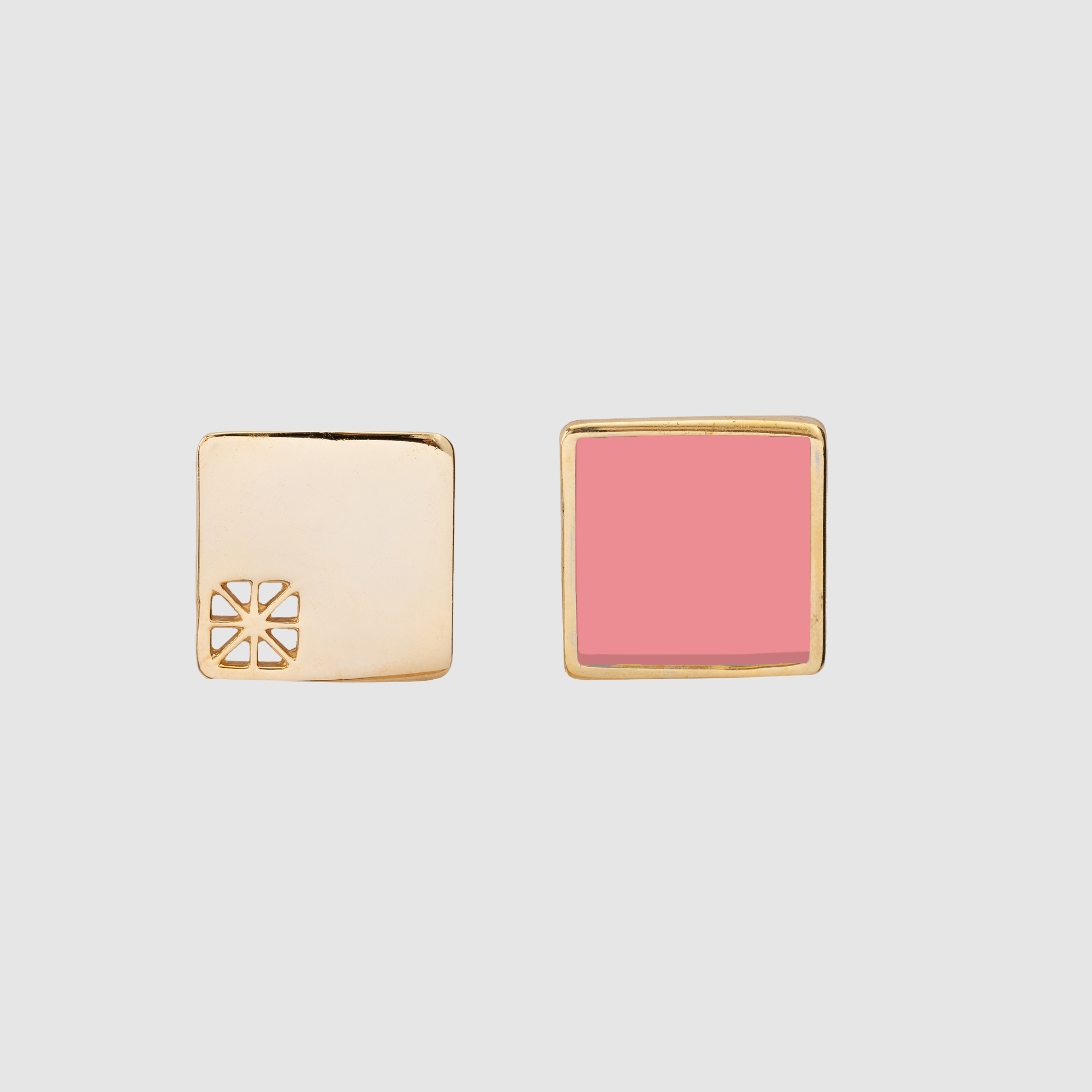 Picture of Shams Al Amara pink square cufflinks