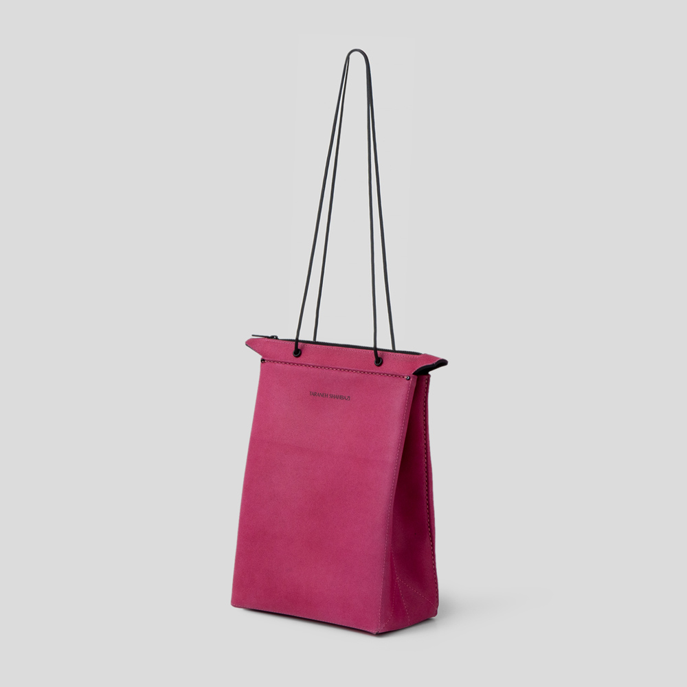 Picture of Pink Hand leather bag