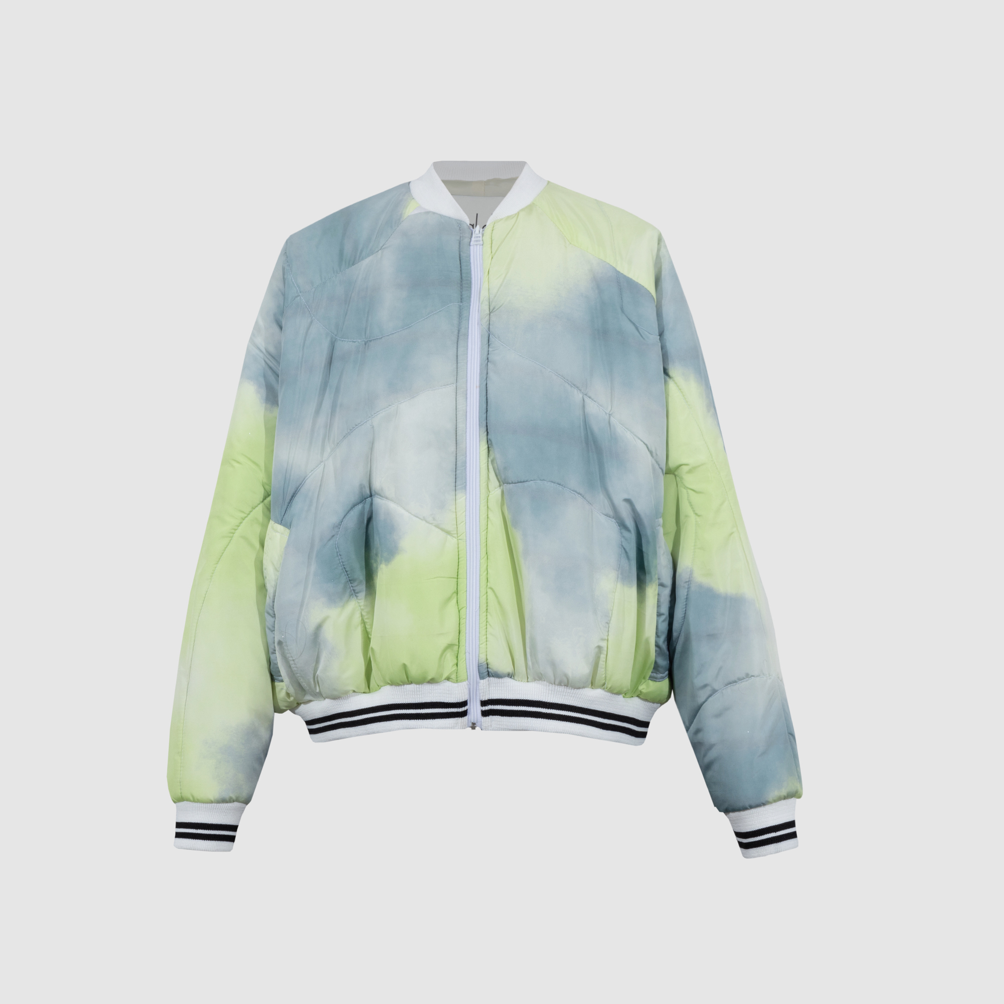 Picture of Green cloud design bomber jacket