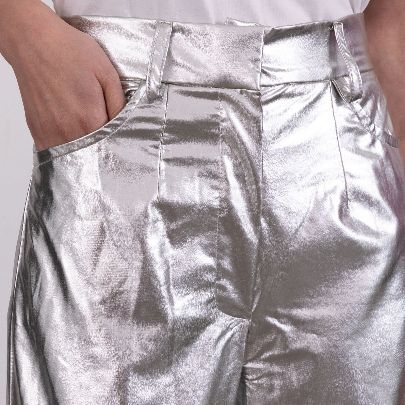 Picture of Women's silver leather pants