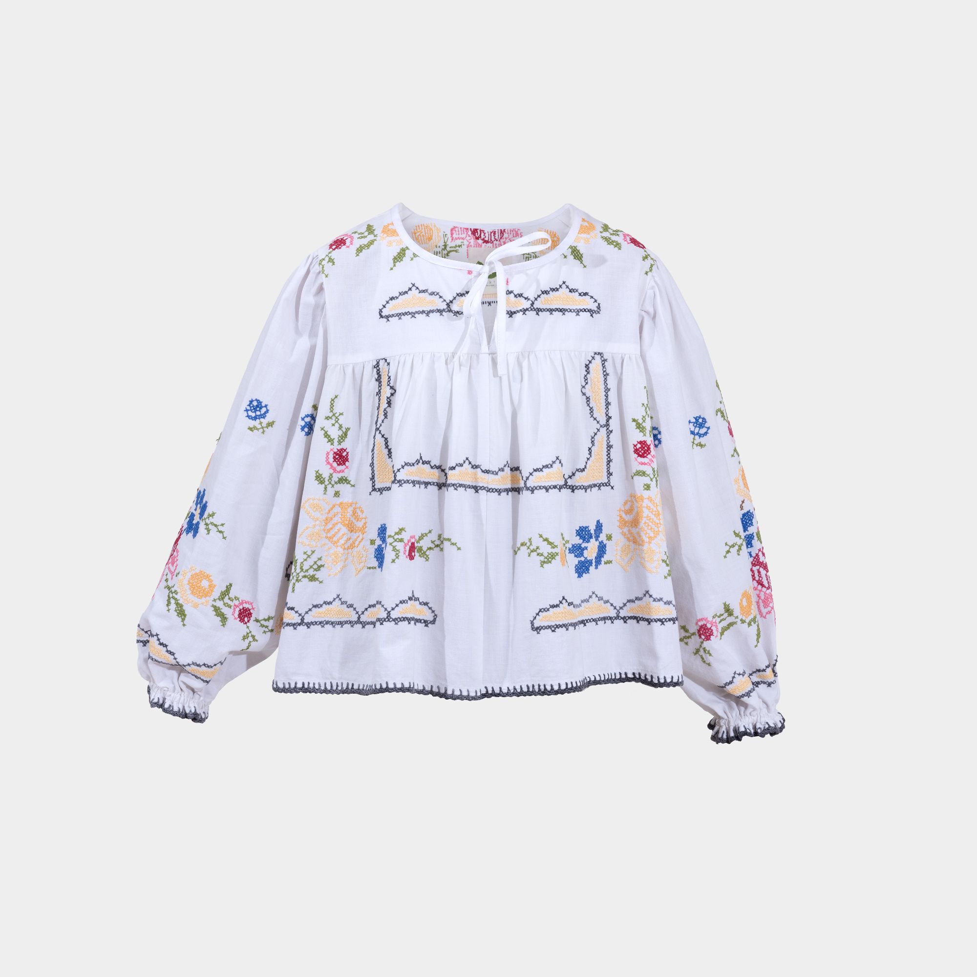 Picture of women's floral blouse