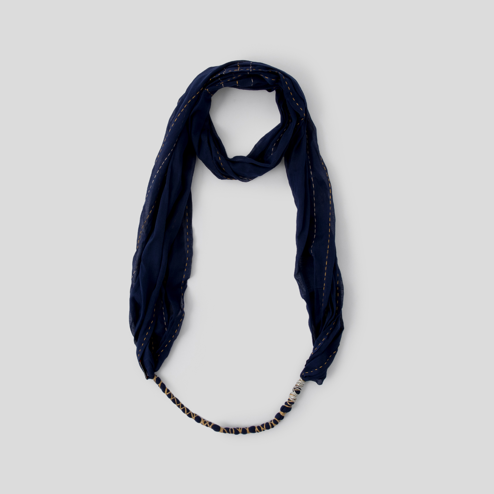 Picture of Circle Navy blue shawl