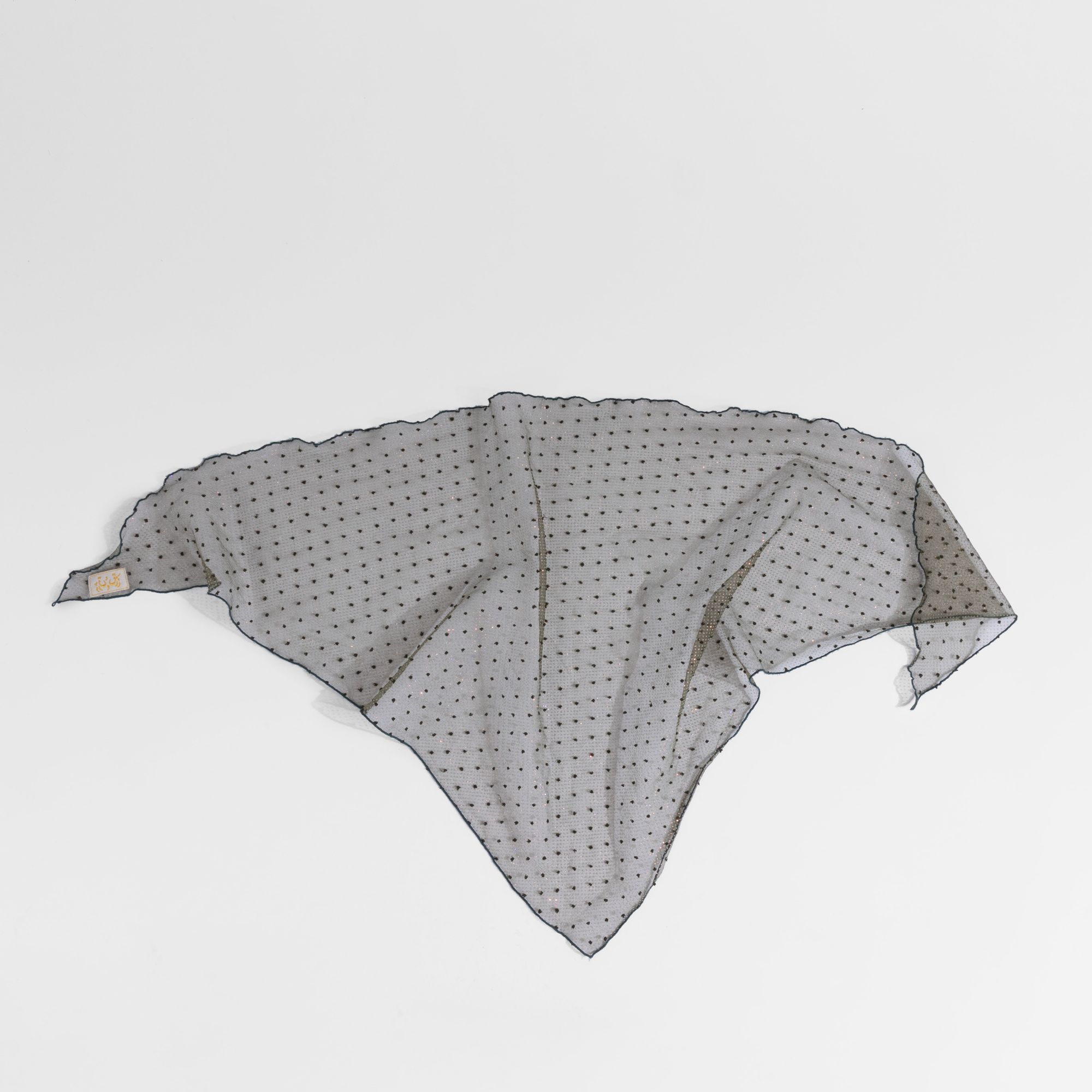 Picture of Gray Cotton Scarf Iris