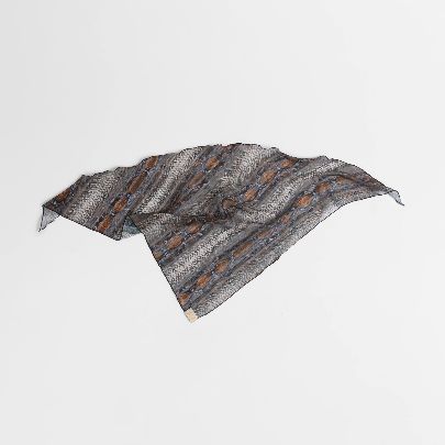 Picture of Iris multicolored cotton scarf