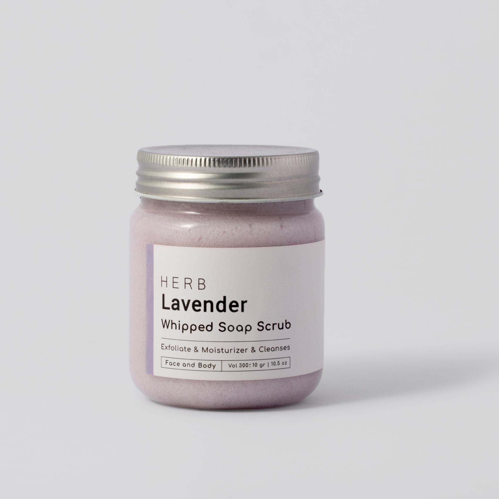 Picture of lavender whipped soap scrub