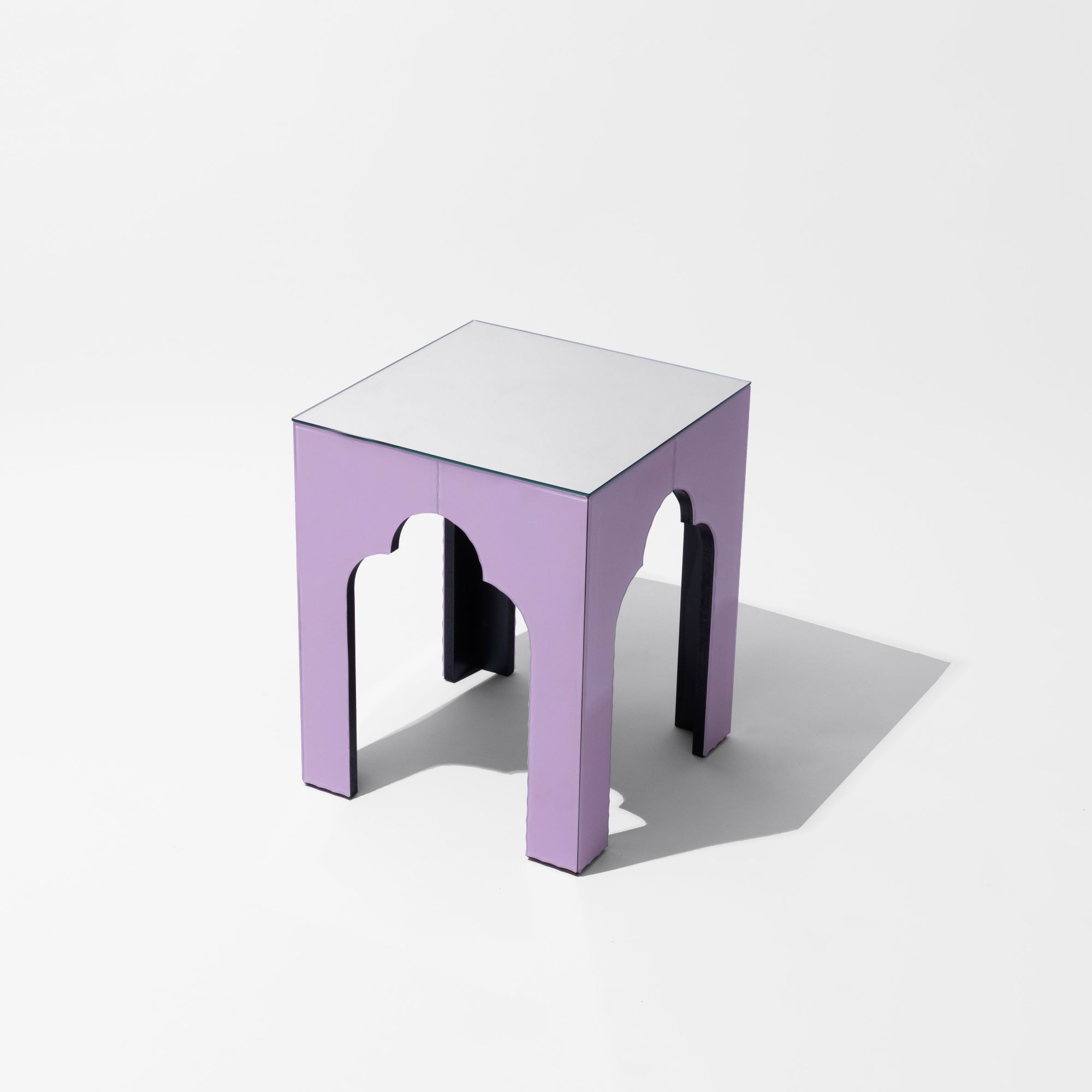 Picture of Moroccan Lilac Mirror Table