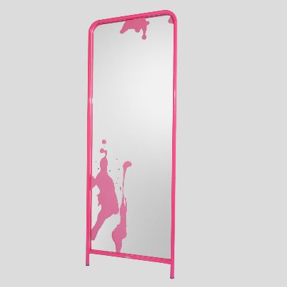 Picture of Dark pink Ray mirror E01