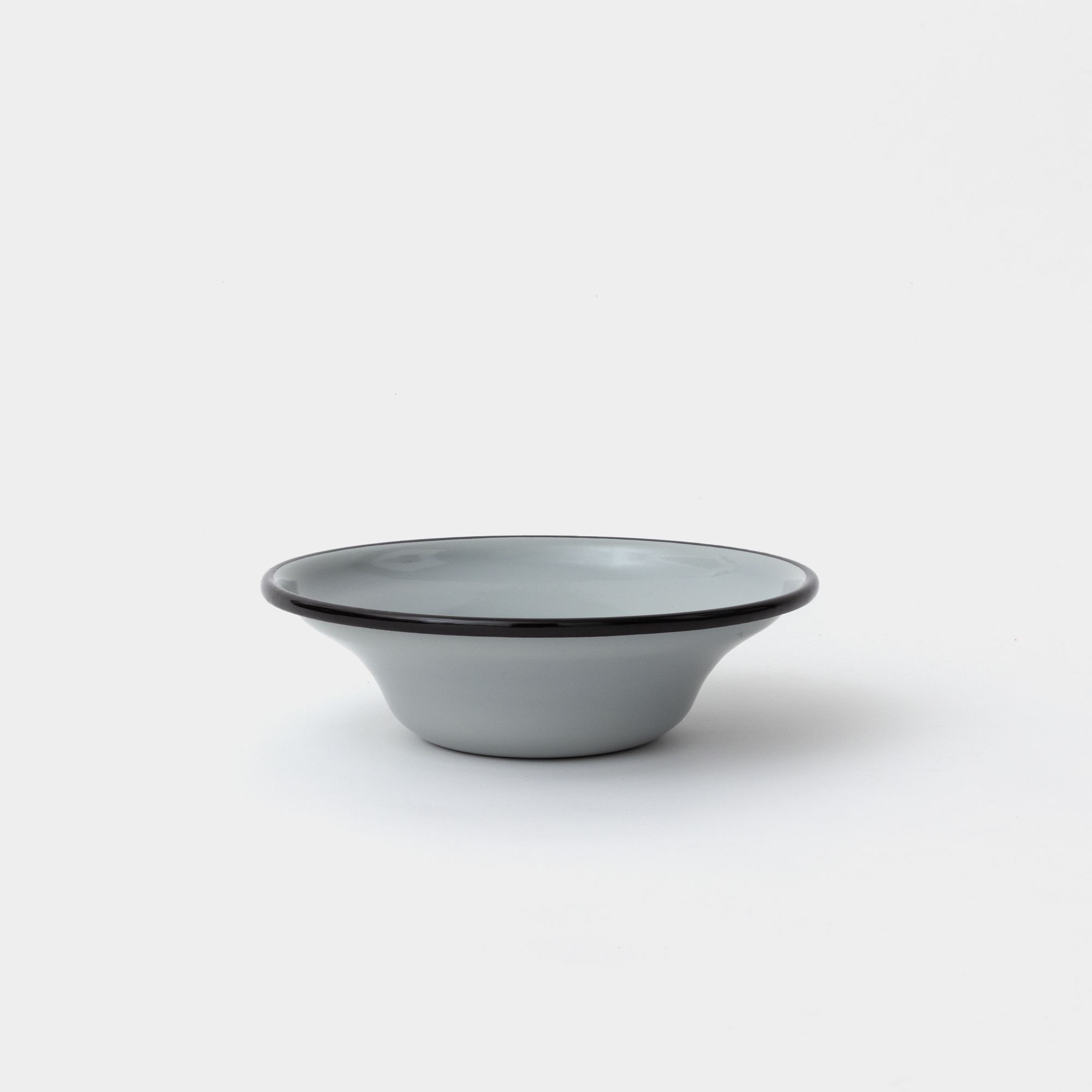 Picture of Black round dolphin salad dish