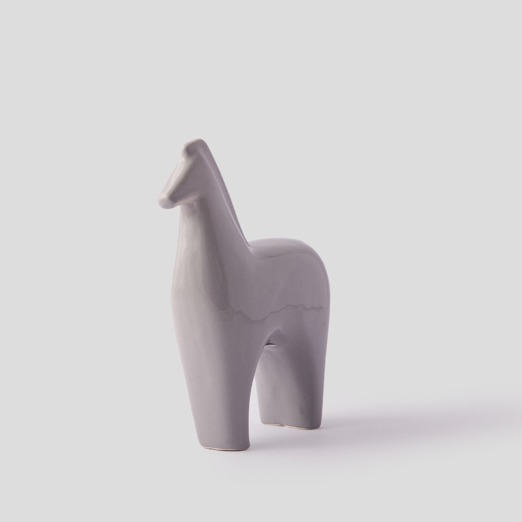 Picture of Minimal Cream Horse Sculpture