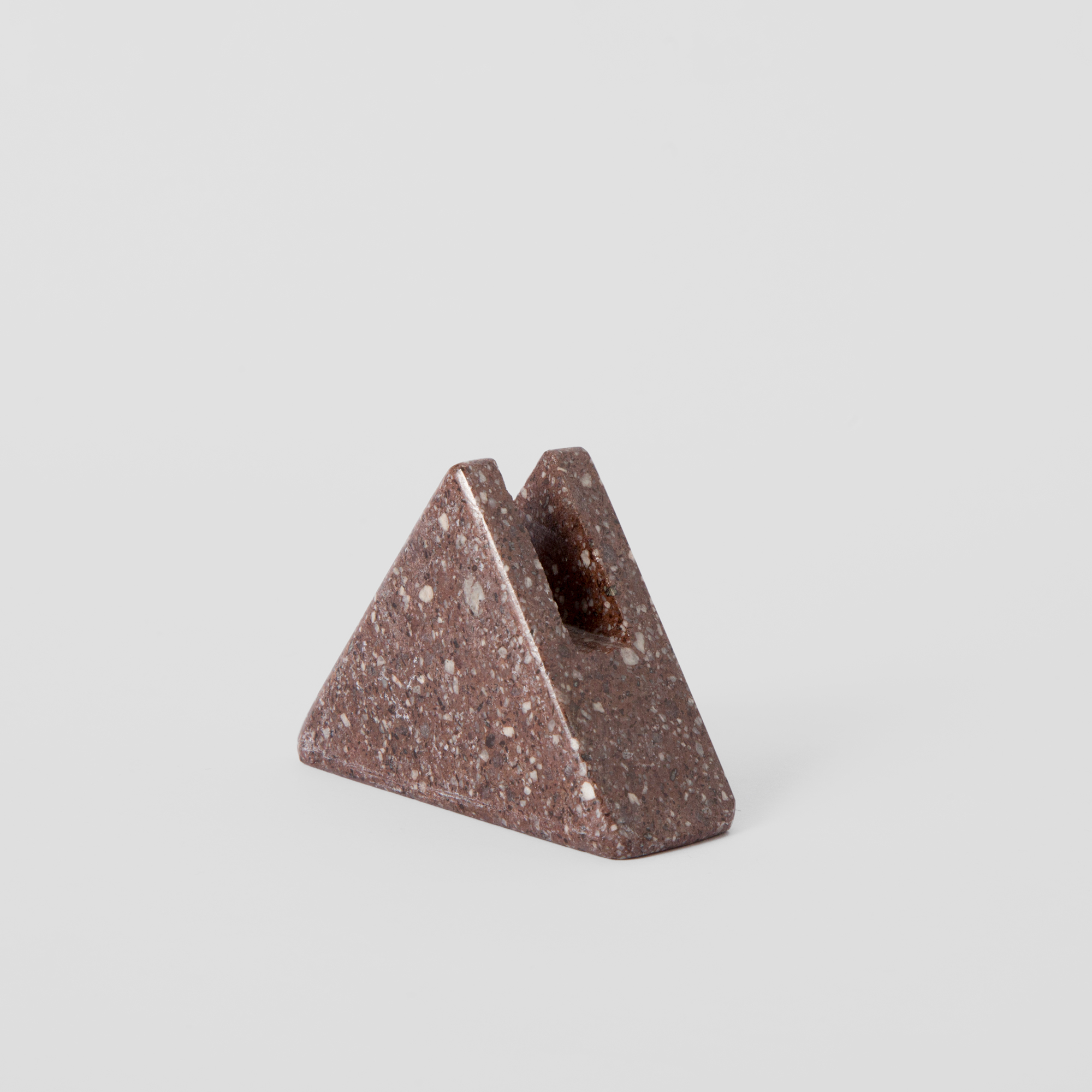 Picture of Dark Red stone card holder