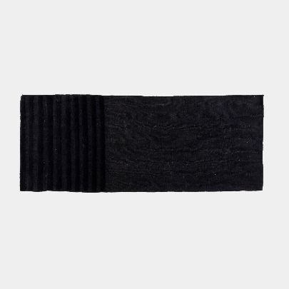 Picture of Black wool rug