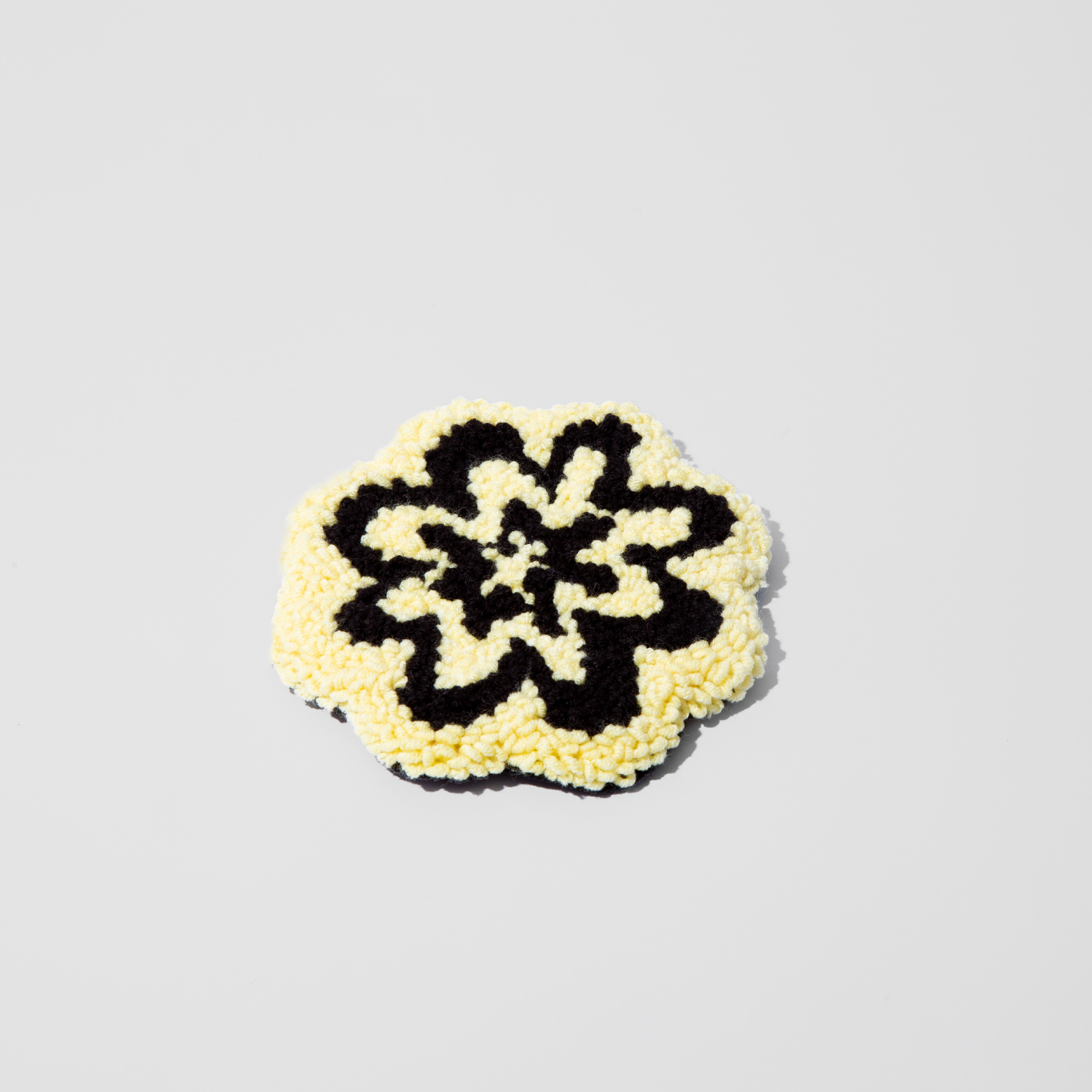 Picture of Yellow wool coaster