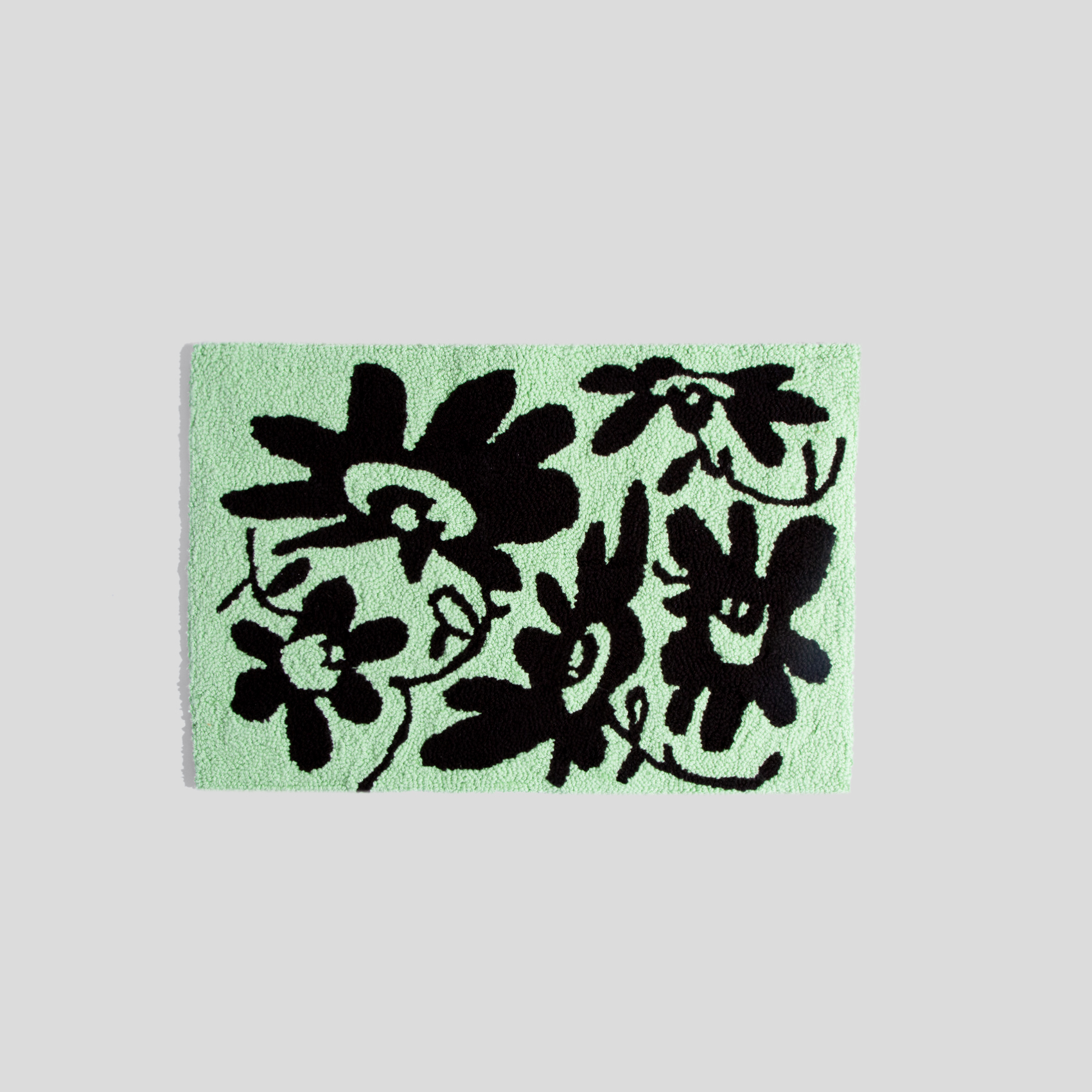 Picture of Flower green wool 