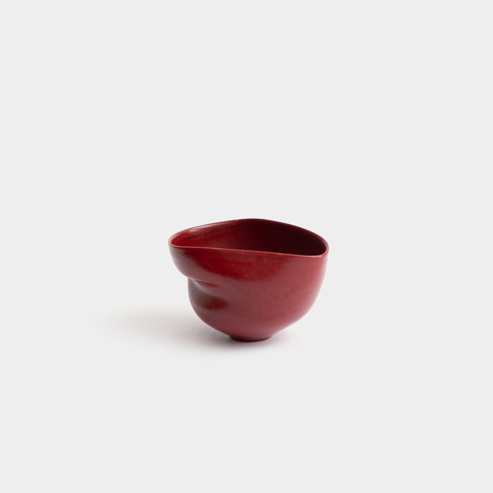 Picture of Maroon medium ceramic bowl 3