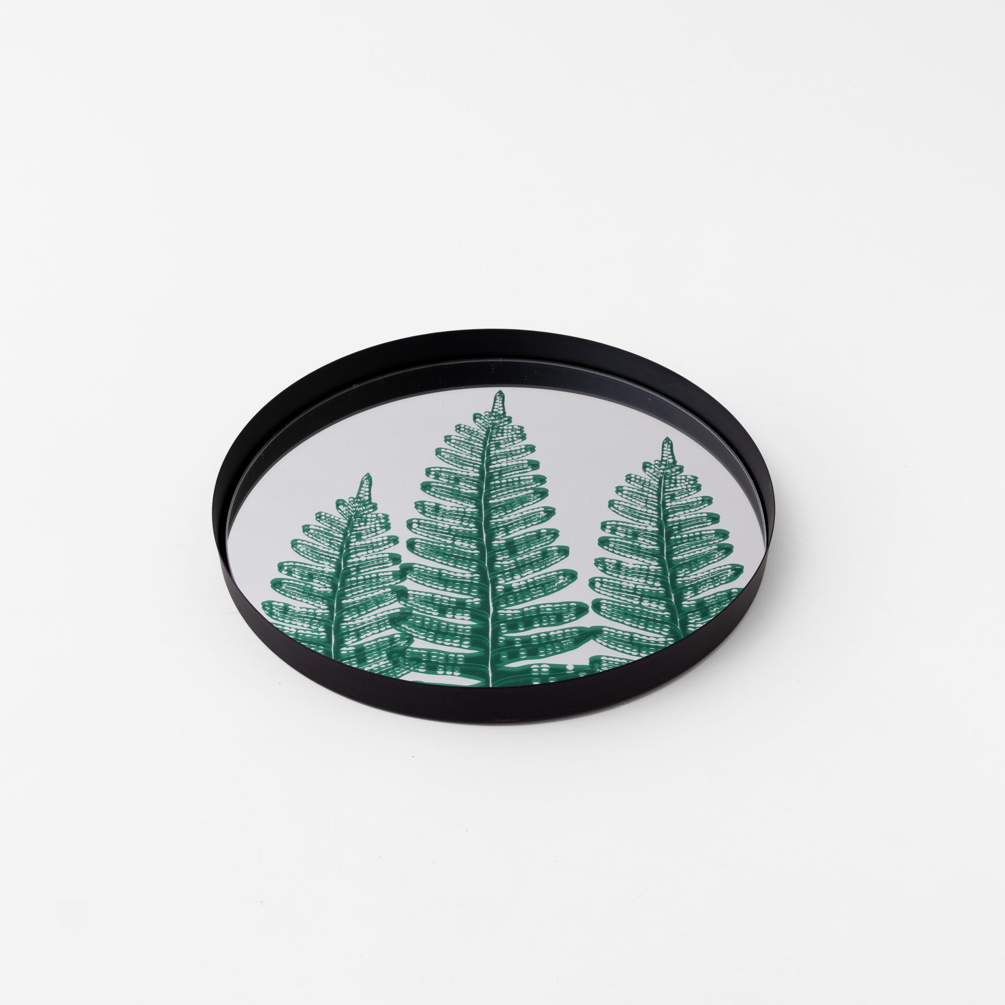 Picture of Green Leaf Mirror Tray