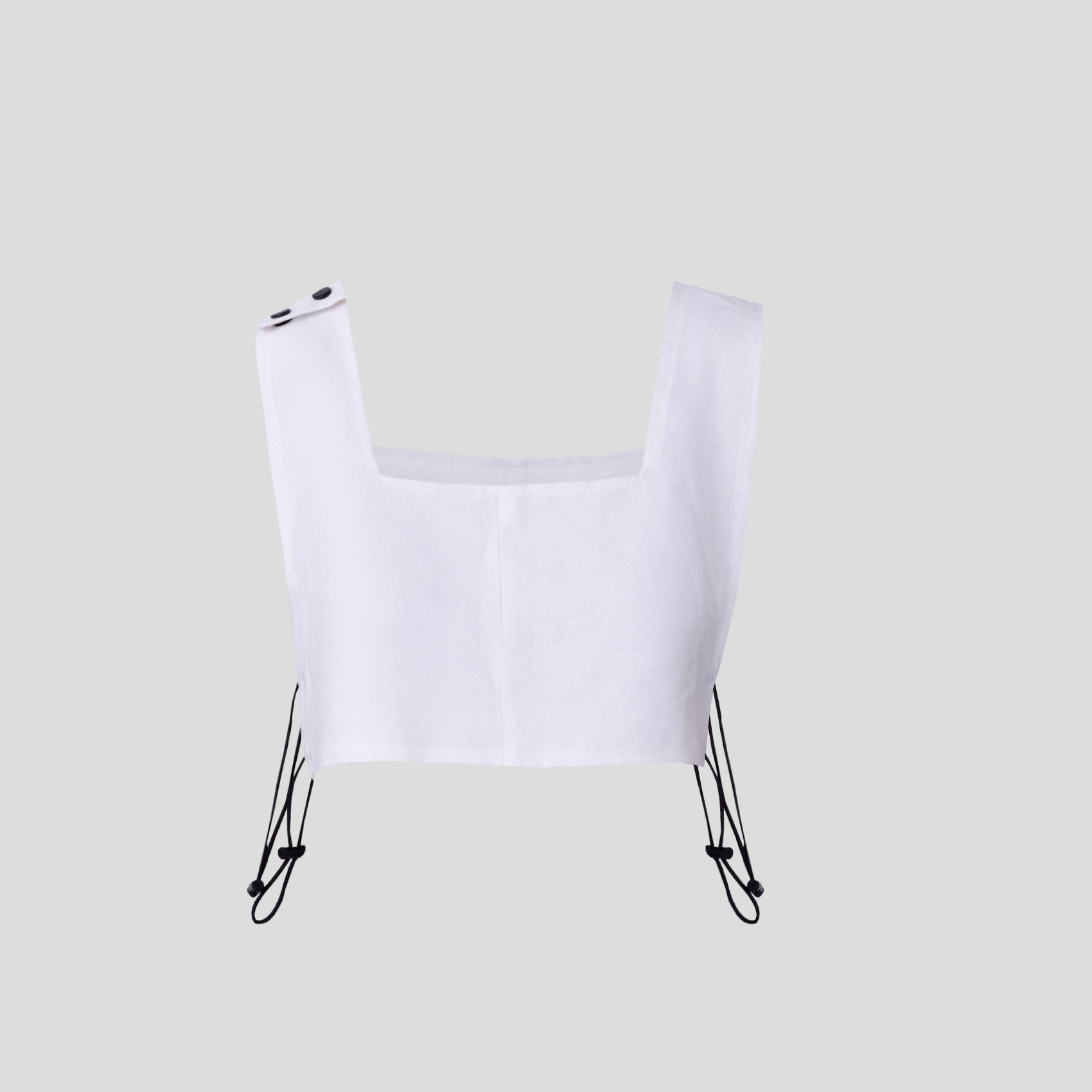 Picture of White women's crop top