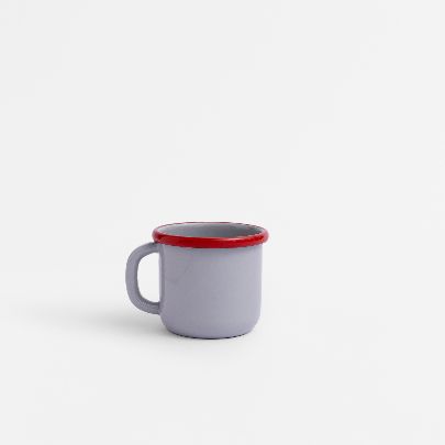 Picture of D42 medium cup with a round red dolphin handle